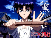 Kamiya Kaoru, maître du Kamiya Kashin Ryu et folle amoureuse de Kenshin